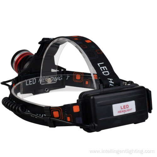 Outdoor Camping Head Torch Zoom COB Headlamp